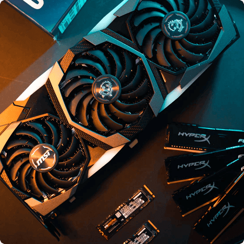 Custom PC assembly services in Cardiff, where we build your PC using your parts and install the operating system.